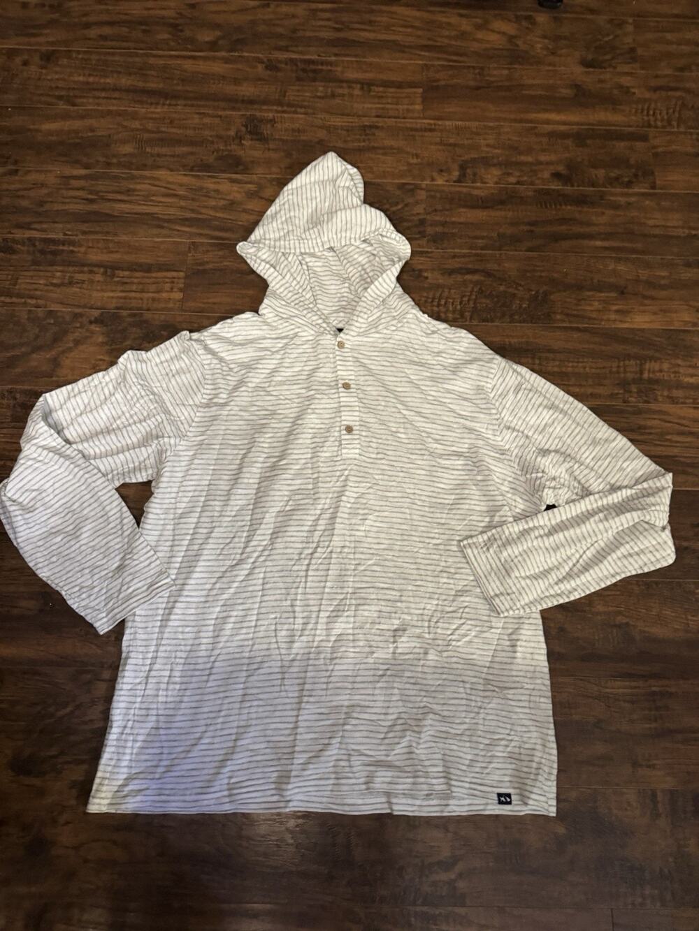 Fish Hippie Hoodie Shirt Mens Size XXL Cotton Modal Blend Performance